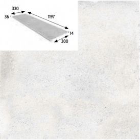 Urban Blanco Peldaño 1197x330x14 mm 970035 PZ724