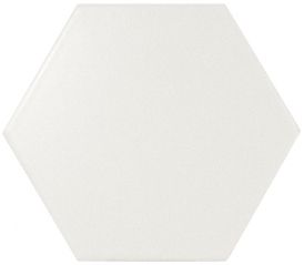 Scale Hexagon White Matt 21767 (0,5 М2/кор) Плитка 10,7*12,4