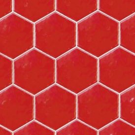 Hexatile Brillo 17,5*20 Hexatile Rojo Brillo 20526