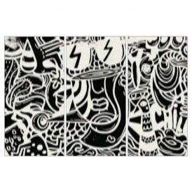 Grunge White Composizione Art, 3 шт 300x150 Nat 6 мм (Y4WW00D453006)