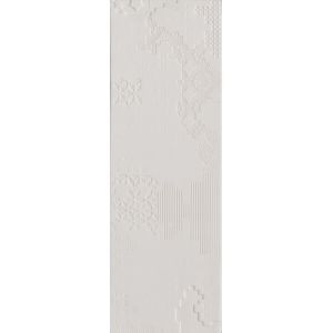 PUBP01 bas relief patchwork relif bianco