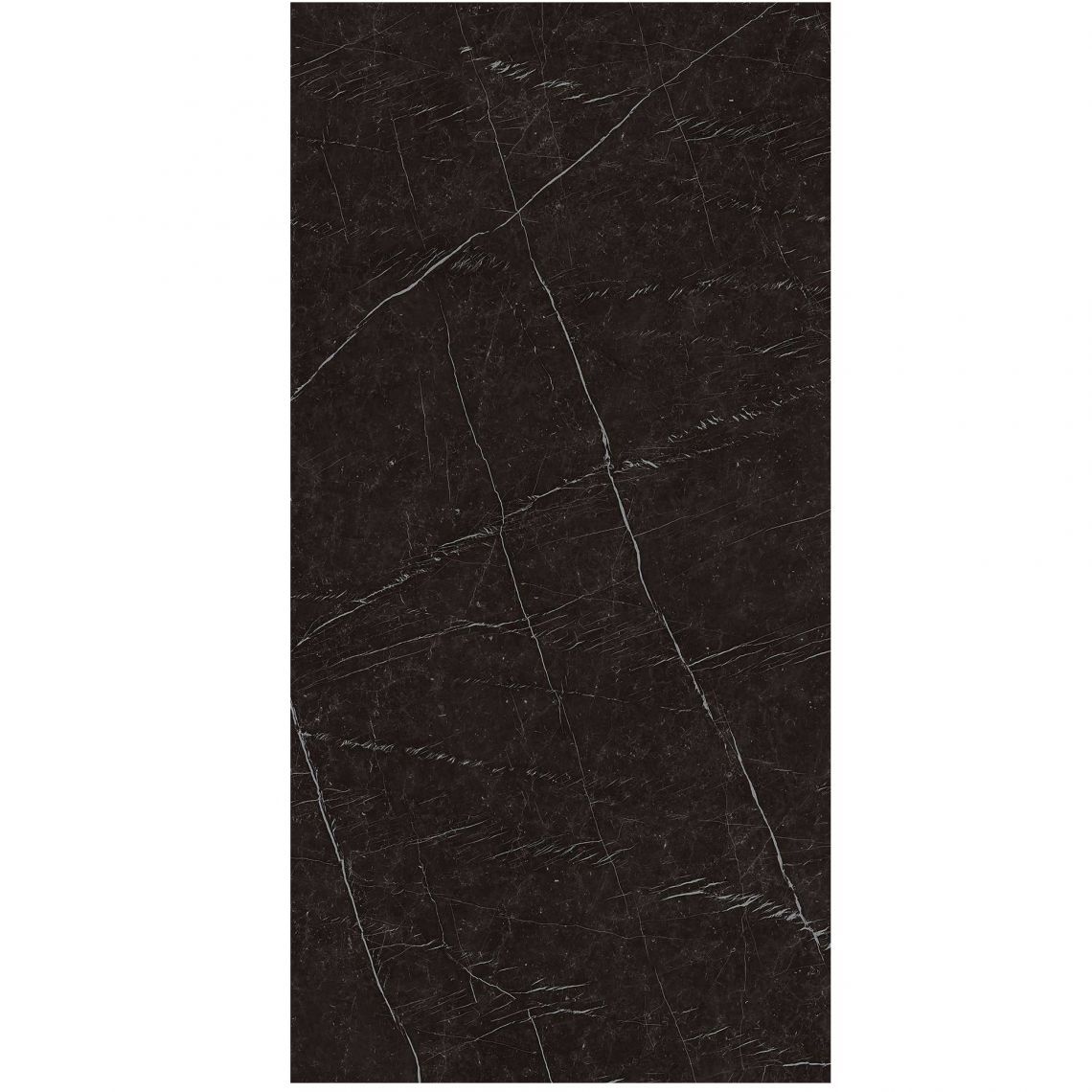 Atlas Concorde Plan Nero Marquina Bookmatch Silk - 12mm ST 162x324 cm (A6T4)