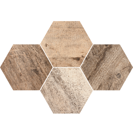 TIMBER MOSAIC RECTANGLES 283х408х9,5