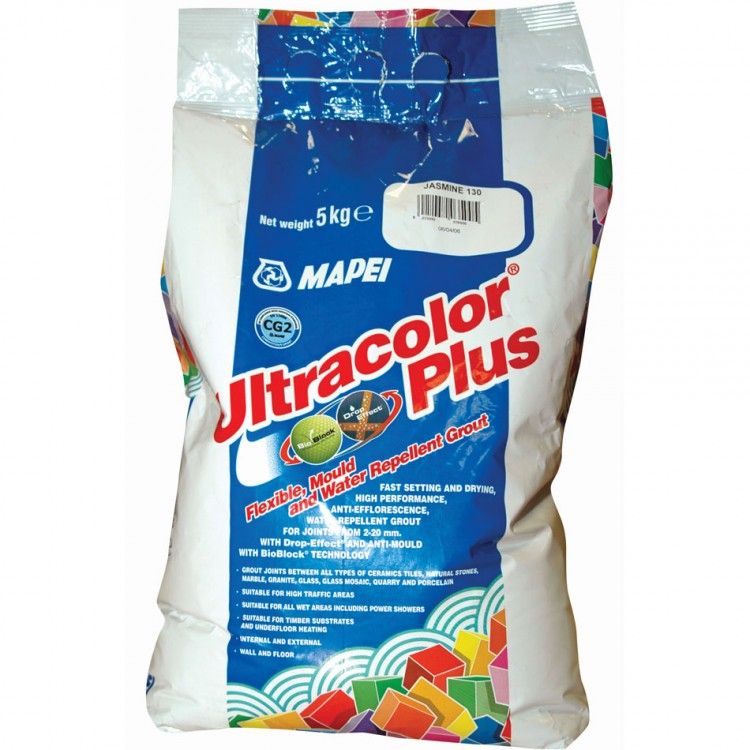 Ultracolor Plus Mapei затирка для швов цементная, 100 белый, 2 кг