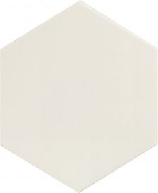 HEXAGON WHITE 17,5X20,2