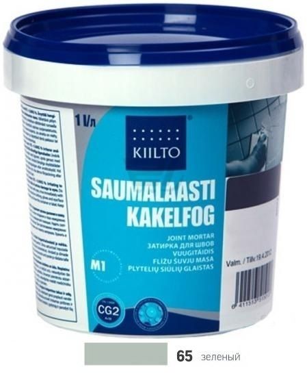 Фуга Kiilto Saumalaasti 1-6mm (65 зеленая)