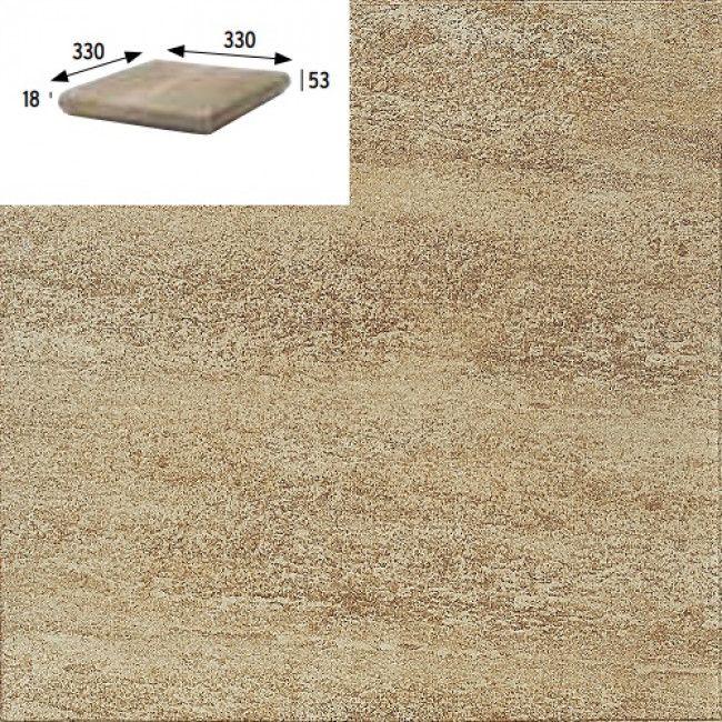 Columbia Esquina Beige 330x330x18 mm 901662 PZ555