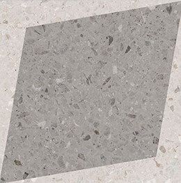 Grey Nat.Drops Rhombus Decor 185x185