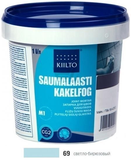 Фуга Kiilto Saumalaasti 1-6mm (69 светло-бирюзовая) 