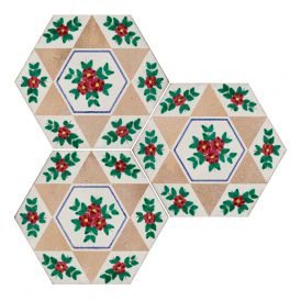 Hutton classic decor hexagon 25x30