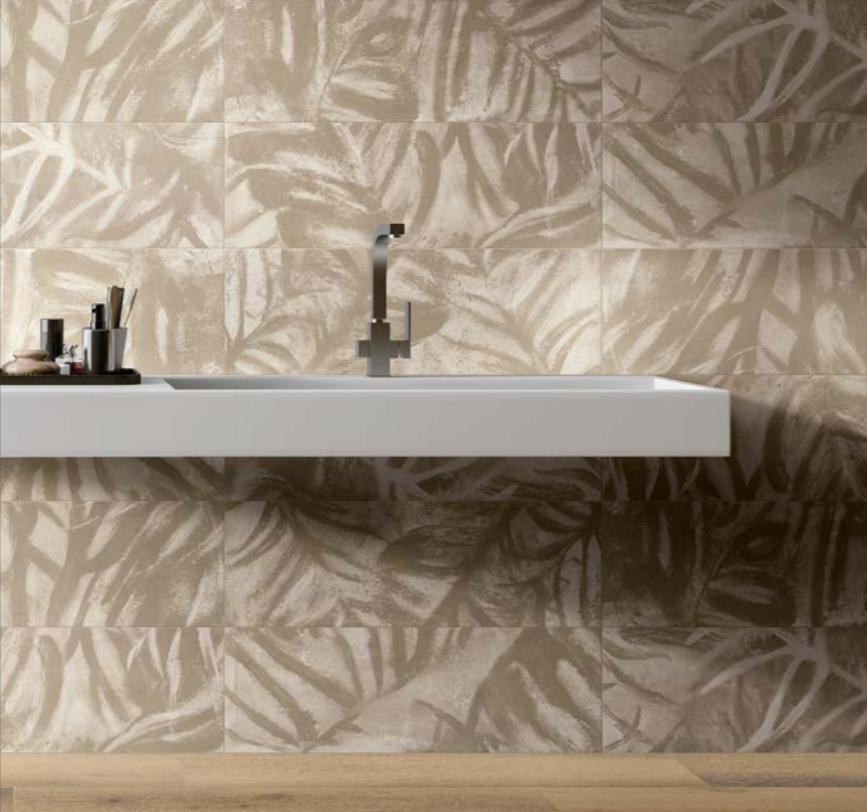 Вeton wall dec. line taupe 300х900