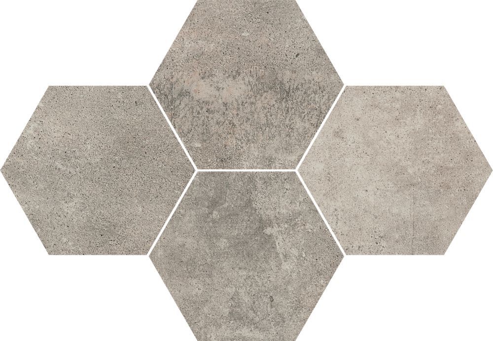 GREY WIND DARK MOSAIC HEKSAGON 283х408х9,5