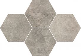 GREY WIND DARK MOSAIC HEKSAGON 283х408х9,5