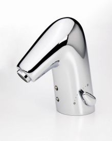 ORAS ALESSI 8514F БЕСКОНТАКТНЫЙ СМЕСИТЕЛЬ ДЛЯ УМЫВАЛЬНИКА 6V ГИБКИЕ ТРУБКИ ХРОМ