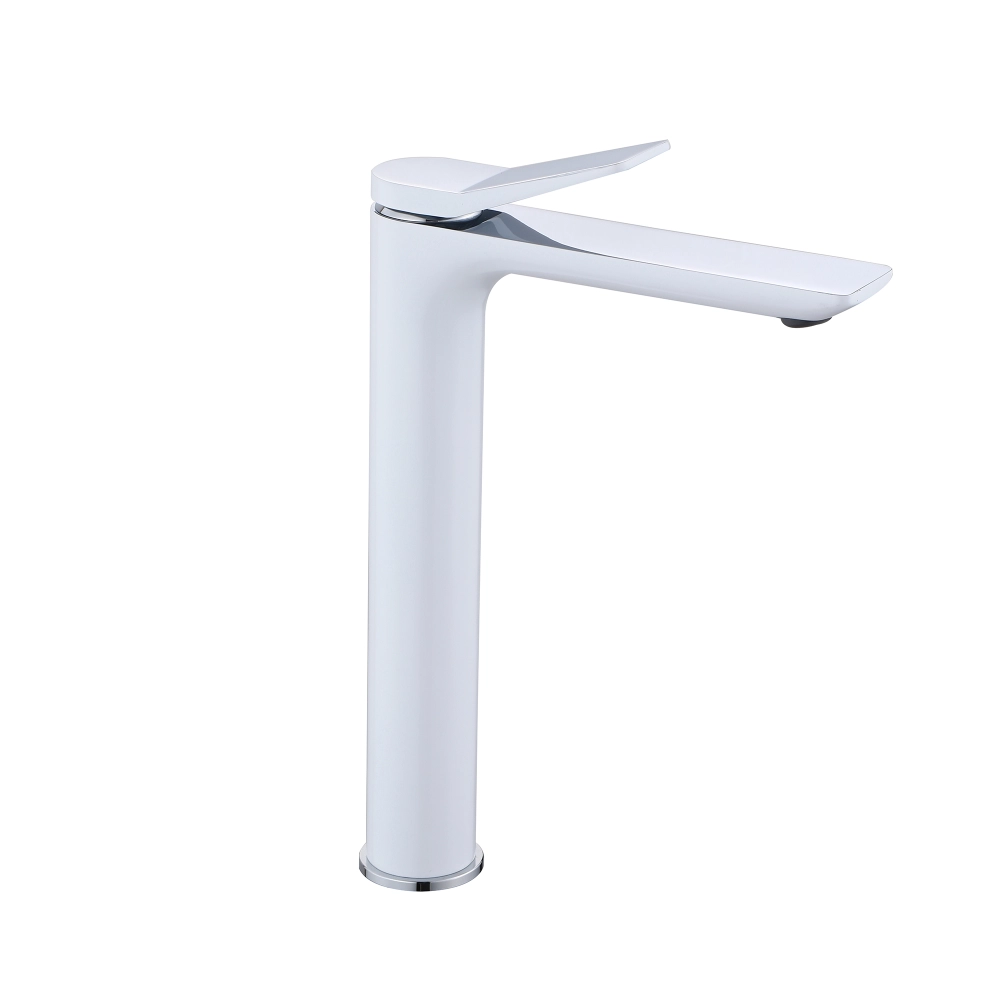 Змішувач для раковини Presto високий QTPRE269CRW45577 Chrome/White Qtap