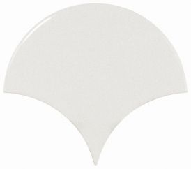 Scale Fan White Плитка 10,6*12