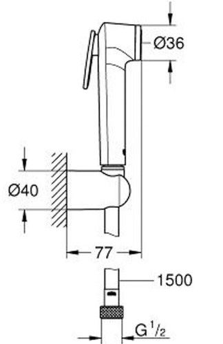 26353000 Душевой набор New Tempesta-F Trigger Spray Set