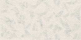 A578 3d wall carve leaf white