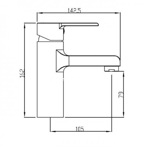 Смеситель для раковины Koller Pool Kvadro Arc KA0200