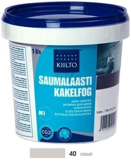 Фуга Kiilto Saumalaasti 1-6mm (40 серая)