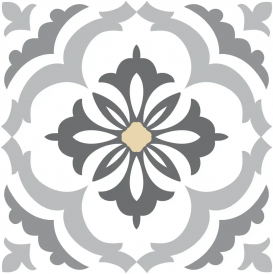 Decora, porcelain tiles, 33x33 cm, grey 6035-0361