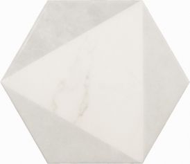 Плитка 17,5*20 Carrara Hexagon Peak 23102