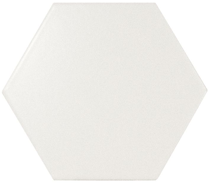 Scale Hexagon White Matt 21767 (0,5 М2/кор) Плитка 10,7*12,4