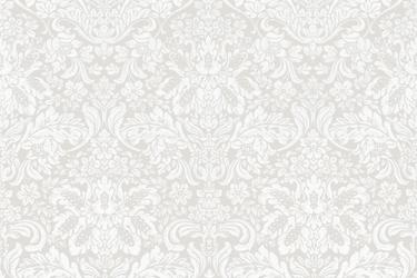 80*120 Mixed Decoro Damasco Bianco Ra2W