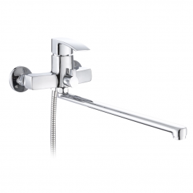 Swan Eco з довгим поворотним виливом (з душовим гарнітуром) QTSWA2601CRM45533 Chrome Qtap