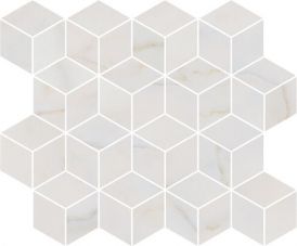Греппи Декор белый мозаичный T017\14003 375х450