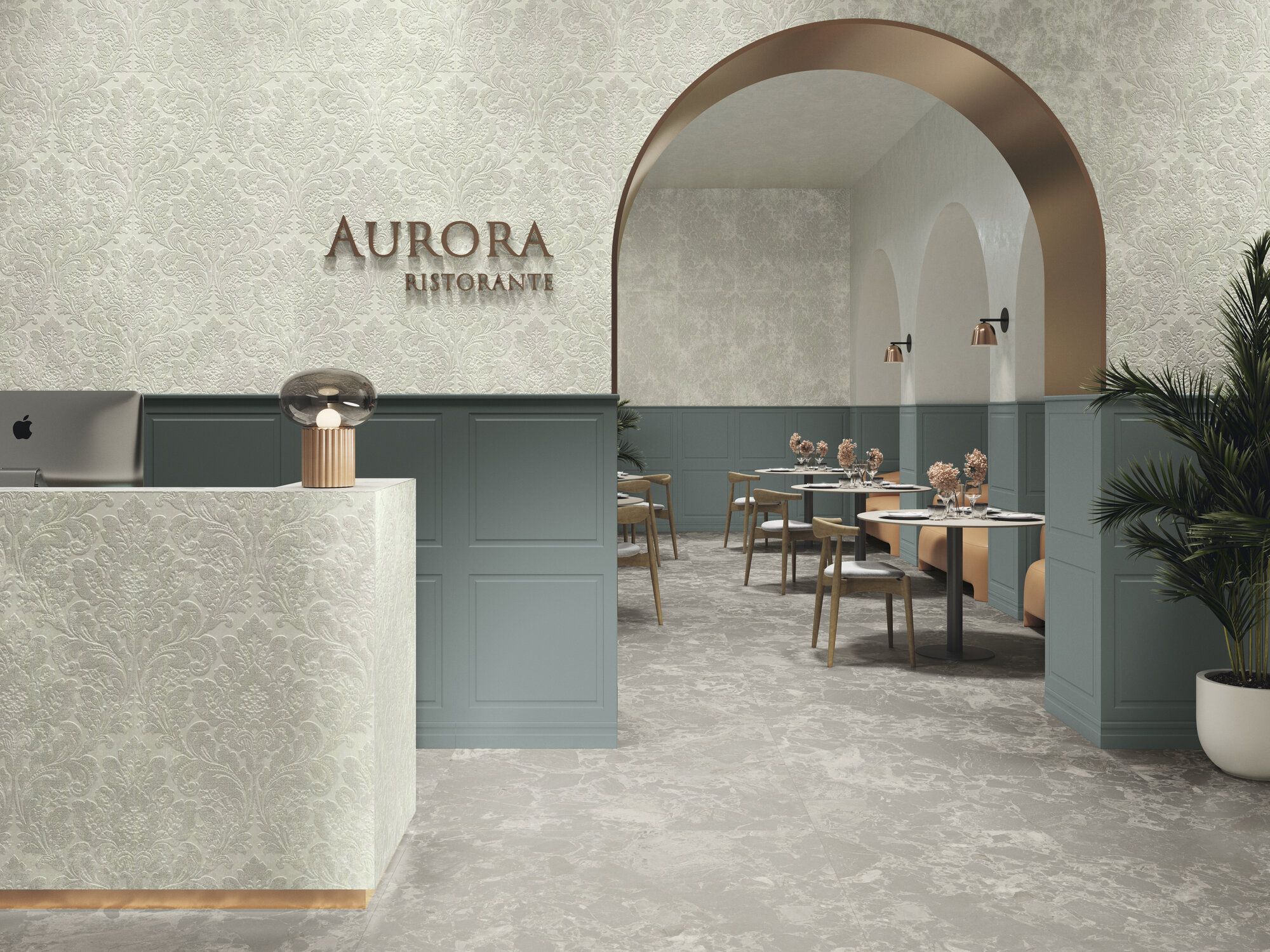 AURORA GREY HONED RECT 60X120