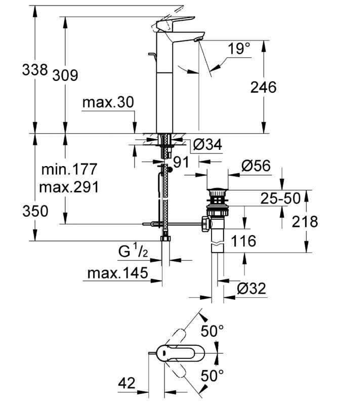 32860000 BauEdge BauEdge OHM vessel fitting