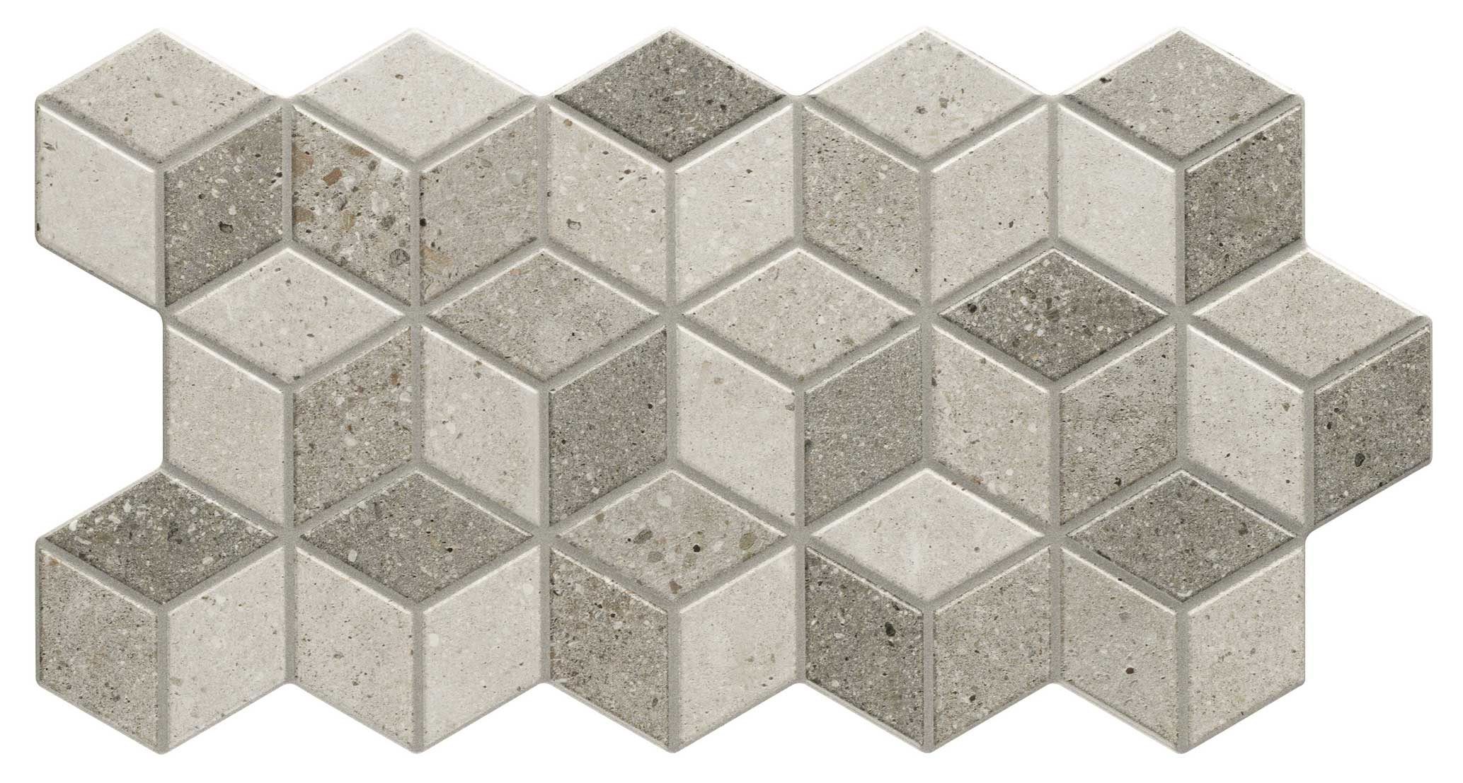 RHOMBUS STONE GREY 265 x 510х9