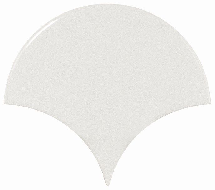 Scale Fan White Плитка 10,6*12