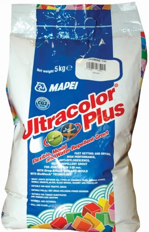 Затирка для швов цементная Mapei Ultracolor Plus 120 черный