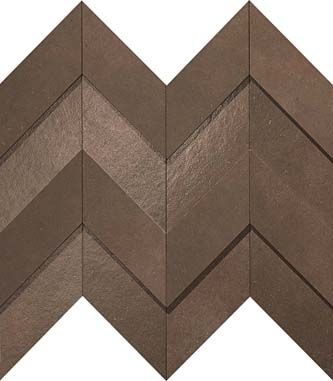 Dwell Brown Leather Chevron 3D (Двелл Браун Лизер Шеврон 3Д)