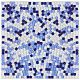 CL-MOS MSSH4008 BLUE PEBBLE Mozaico de Lux Модерн