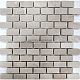 Biege marble mosaic tumbled brick 2.3x4.8x1 30.5x30.5 (m2)