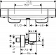 Термостат hansgrohe для душа Ecostat E, хром 15773000