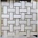 BEIGE Marble mosaic basket weave 29,5x29,5 (3x6x1,5x1,5)