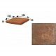 Antic Marron Peldano Esquina 330x330x18 mm 902906 PZ555