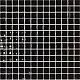 Mosaico negro poliu 33.4*33.4