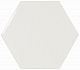 Scale Hexagon Porcelain White Matt 22357 Плитка 10,1*11,6