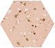 SOUTH PINK Natural Hexagon G-7230 250х290х10