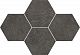 GREY WIND ANTRACITE MOSAIC HEKSAGON 283х408х9,5