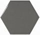 Scale Hexagon Dark Grey (0,5 М2/кор) 21913 Плитка 10,7*12,4