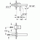 19575001 Concetto OHM trimset basin 2-h wall